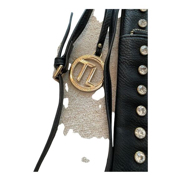 Black Studded Crossbody Bag - Picture 3 of 7